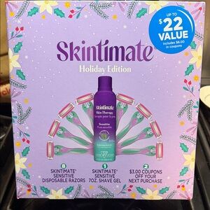 Skintimate Holiday Edition Sensitive Skin Therapy Set - Purple